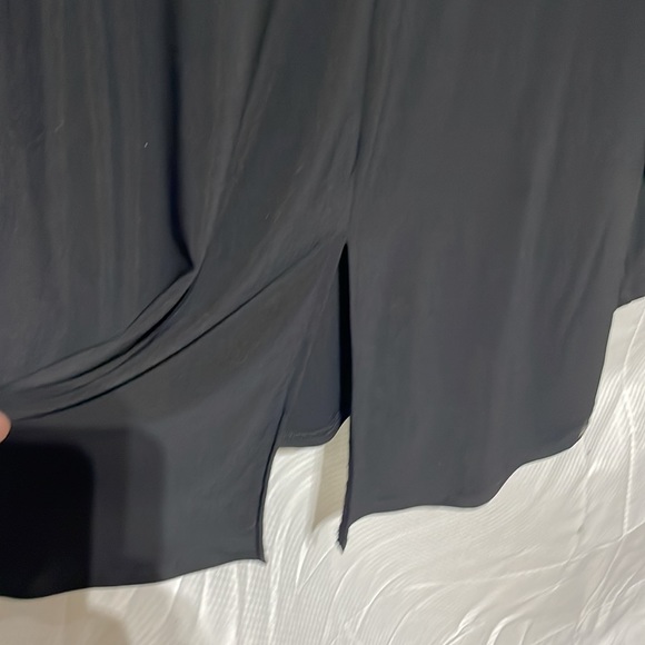 Ciara Sunwoo xl black button down lightweight jacket rear slit nwot - Picture 9 of 10